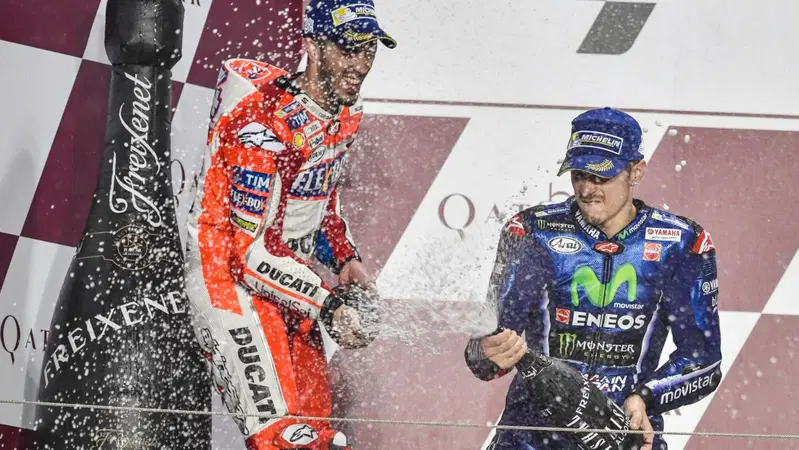 MotoGP 2017. Dovizioso: "Sono l'unica Ducati l&agrave; davanti"