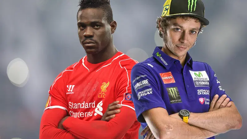 Valentino Rossi contro Mario Balotelli. E' sfida aperta sui social