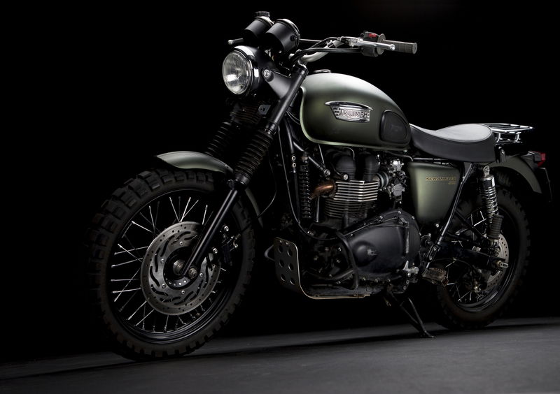 Triumph Scrambler Jurassic World,  battuta all&rsquo;asta per 43.752 dollari 