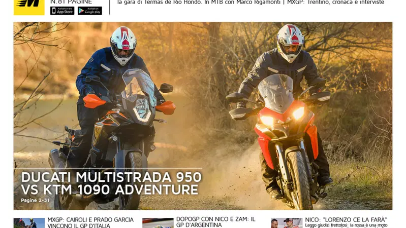 Magazine n&deg;287, scarica e leggi il meglio di Moto.it 