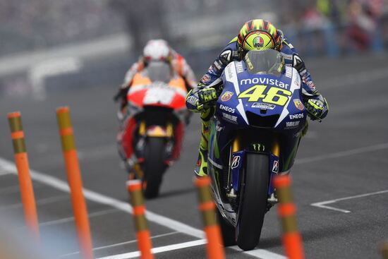 MotoGP Indianapolis 2015. Rossi: “Marquez mi ha fatto un favore. Per il momento…”