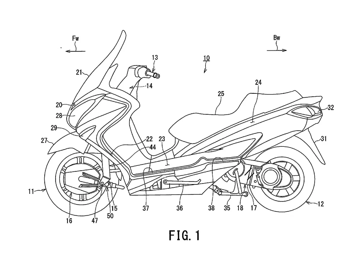 Suzuki 2WD. Brevetto della ruota anteriore motrice