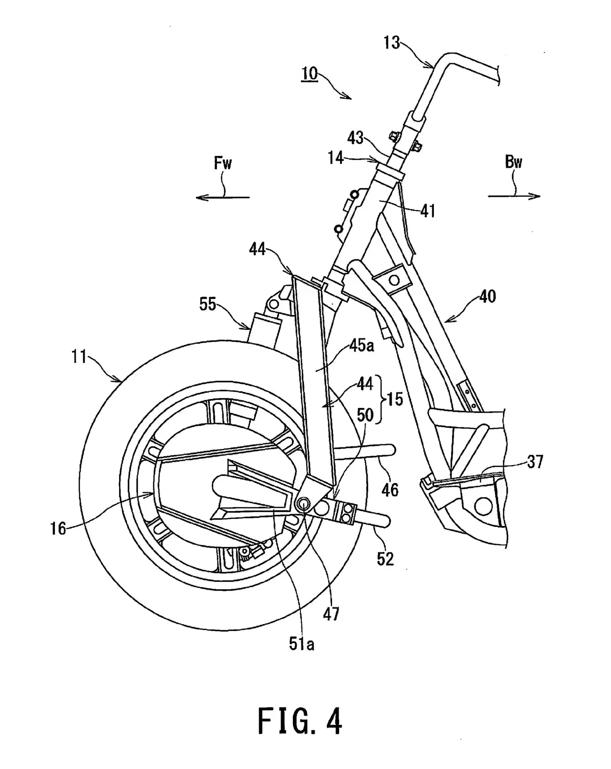 Suzuki 2WD. Brevetto della ruota anteriore motrice (4)
