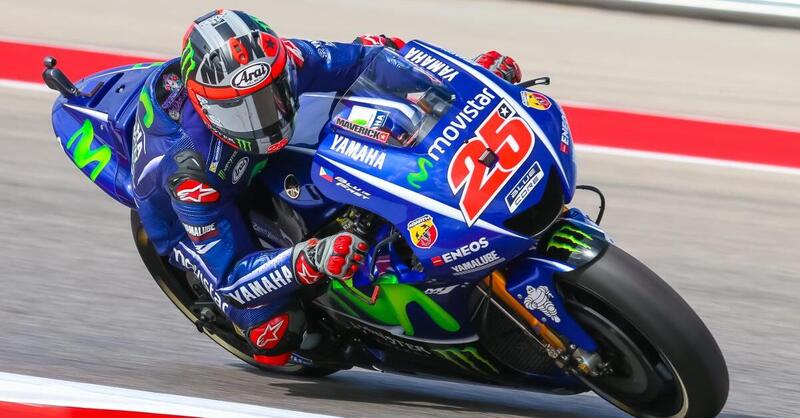 MotoGP 2017. Miglior tempo di Vinales nelle FP3 ad Austin