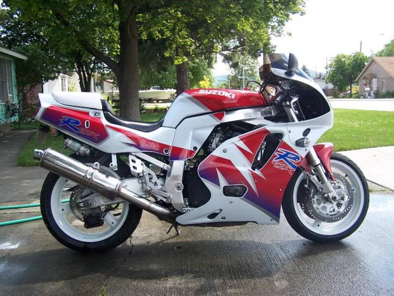 La GSX-R 600 del 1992 riservata al mercato USA