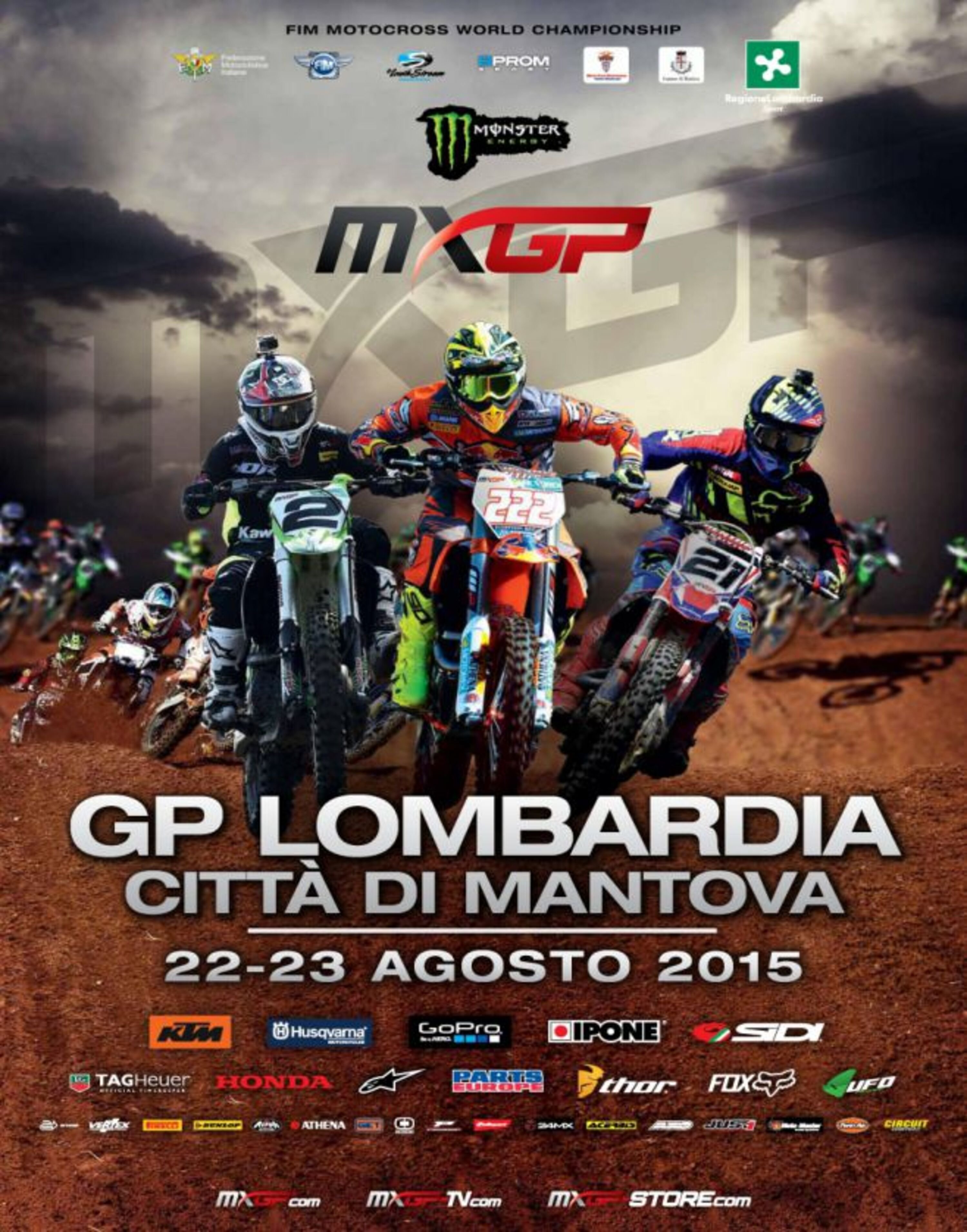 MXGP 2015 a Mantova. Info orari, biglietti, prezzi e prenotazioni online