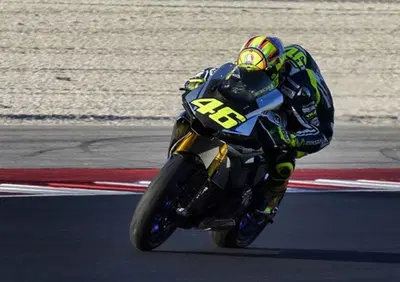 Valentino Rossi al Mugello sulla Yamaha R1